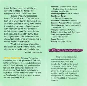 CD Blazing Redheads:  Crazed Women