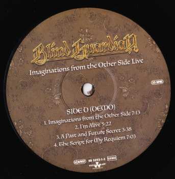 2LP Blind Guardian: Imaginations From The Other Side Live