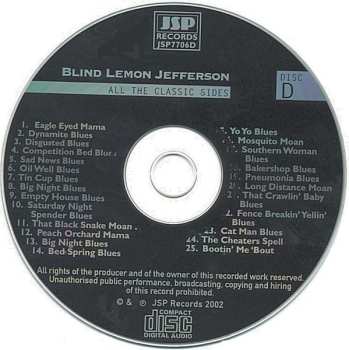 4CD/Box Set Blind Lemon Jefferson: The Complete 94 Classic Sides Remastered