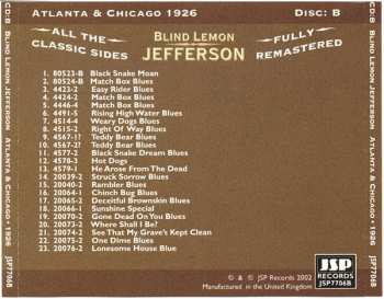 4CD/Box Set Blind Lemon Jefferson: The Complete 94 Classic Sides Remastered
