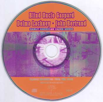 CD Delma Lachney: Early American Cajun Music