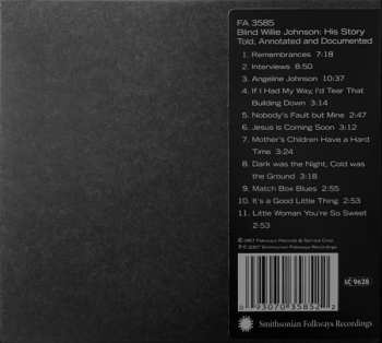 CD Blind Willie Johnson: His Story - told, annotated and documented by Samuel B. Charters in Louisiana and Texas