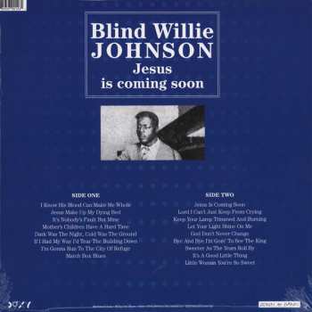 LP Blind Willie Johnson: Jesus Is Coming Soon
