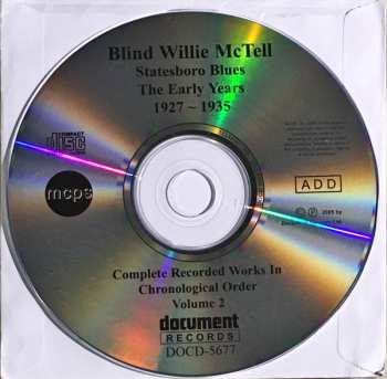 3CD Blind Willie McTell: Statesboro Blues - The Early Years 1927 - 1935