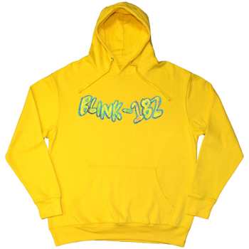 Merch Blink-182: Blink-182 Unisex Pullover Hoodie: Crayon (yellow) (small) S