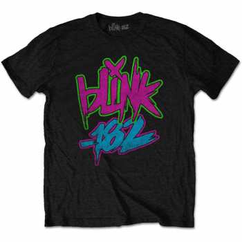 Merch Blink-182: T-shirt Neon Logo Blink-182 