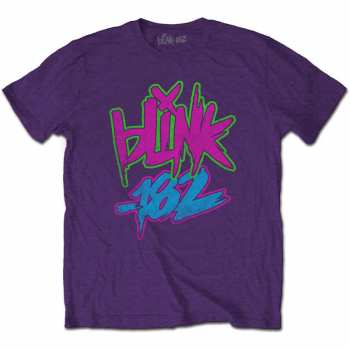 Merch Blink-182: T-shirt Neon Logo Blink-182 
