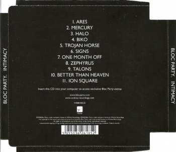 CD Bloc Party: Intimacy