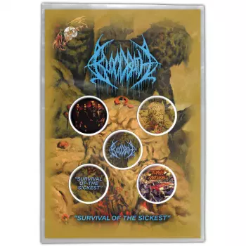 Set of Buttons Survival Of The Sickest
