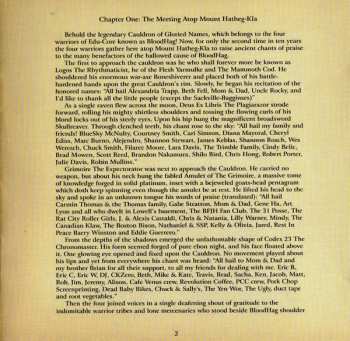 CD Blöödhag: Hell Bent For Letters