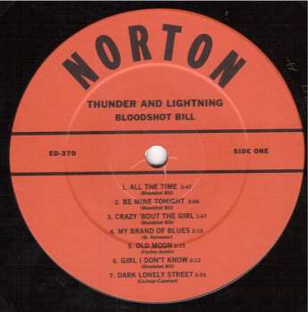 LP Bloodshot Bill: Thunder And Lightning