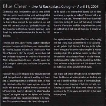 2CD/DVD Blue Cheer: Live At Rockpalast - Bonn 2008