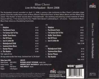 2CD/DVD Blue Cheer: Live At Rockpalast - Bonn 2008