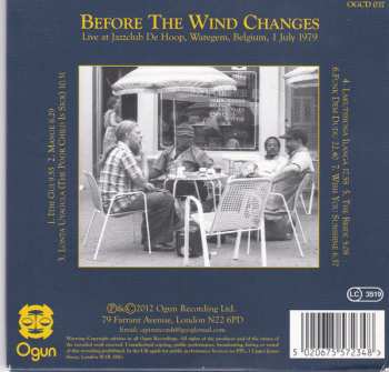 CD Blue Notes: Before The Wind Changes