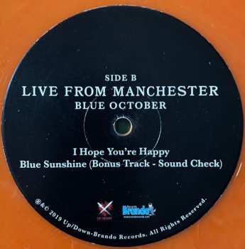 LP Blue October: Live From Manchester CLR