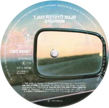 LP Blue Öyster Cult: Mirrors