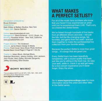 CD Blue Öyster Cult: Setlist The Very Best Of Blue Öyster Cult Live