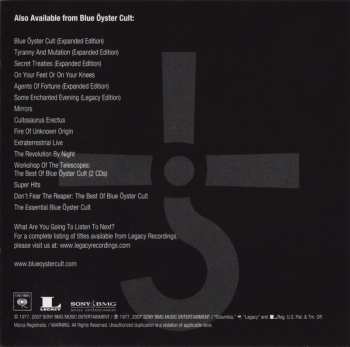CD Blue Öyster Cult: Spectres