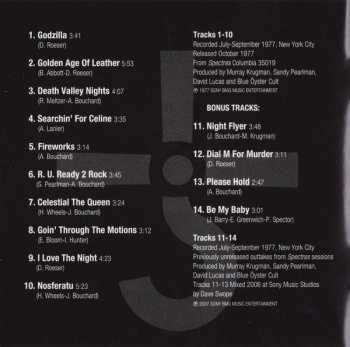 CD Blue Öyster Cult: Spectres