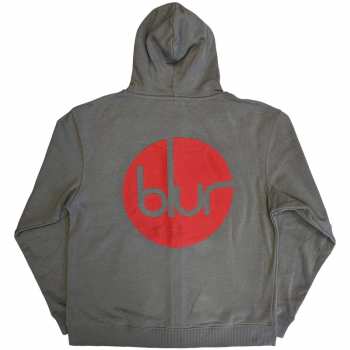 Merch Blur: Blur Unisex Zipped Hoodie: Circle Logo (back Print) (small) S