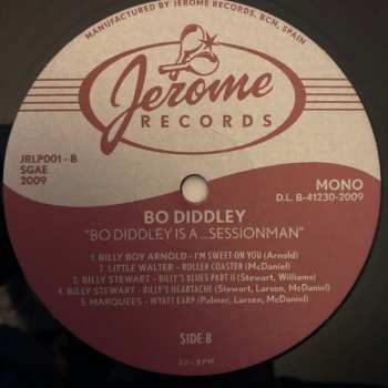 LP Bo Diddley: Bo Diddley Is A... Session Man - Studio Work 1955-1957
