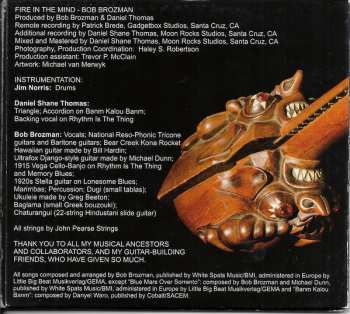 CD Bob Brozman: Fire In The Mind