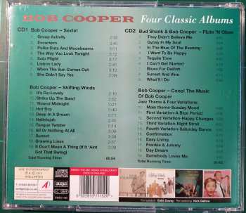 2CD Bob Cooper: Four Classic Albums (Sextet / Shifting Winds / Flute ‘N Oboe / Coop! The Music Of Bob Cooper)