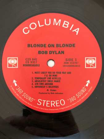 2LP Bob Dylan: Blonde On Blonde