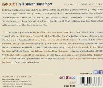 2CD Bob Dylan: Folk Singer-Humdinger - The Originals Recordings 1961-1962 Vol. 2