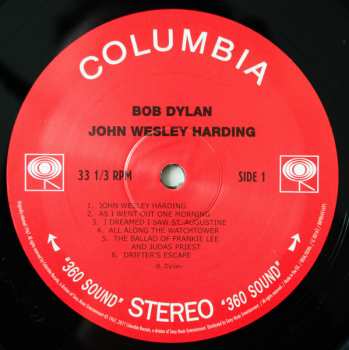 LP Bob Dylan: John Wesley Harding