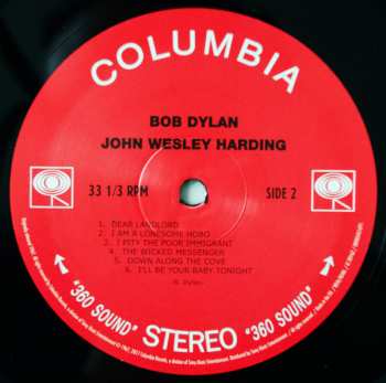 LP Bob Dylan: John Wesley Harding