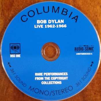 2CD Bob Dylan: Live 1962-1966 (Rare Performances From The Copyright Collections)