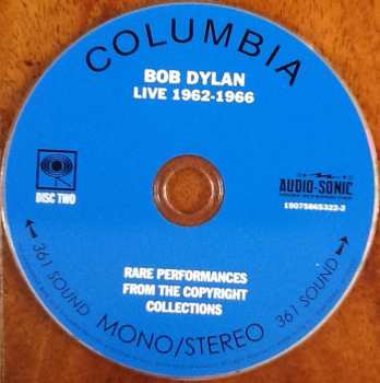 2CD Bob Dylan: Live 1962-1966 (Rare Performances From The Copyright Collections)