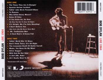 2CD Bob Dylan: Live 1964 (Concert At Philharmonic Hall)