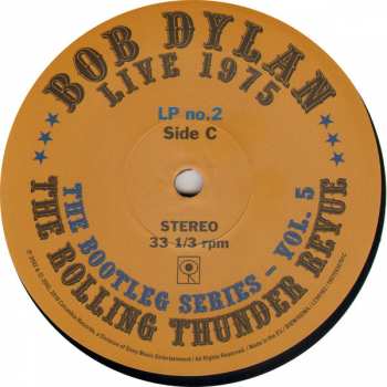 3LP/Box Set Bob Dylan: Live 1975 (The Rolling Thunder Revue)