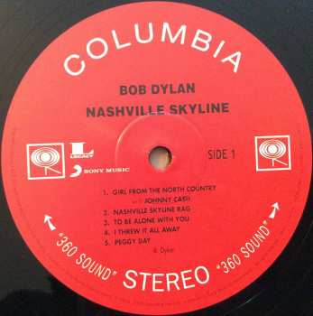 LP Bob Dylan: Nashville Skyline