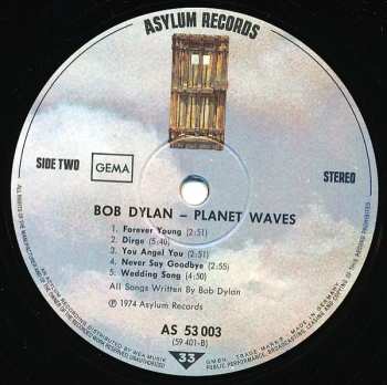 LP Bob Dylan: Planet Waves