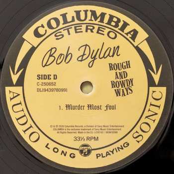 2LP Bob Dylan: Rough And Rowdy Ways