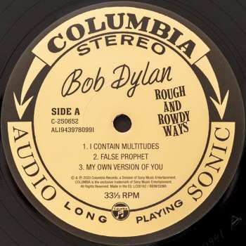 2LP Bob Dylan: Rough And Rowdy Ways
