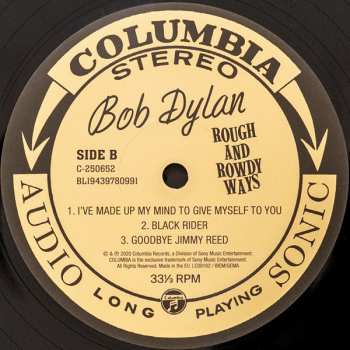 2LP Bob Dylan: Rough And Rowdy Ways