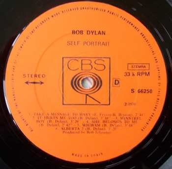 2LP Bob Dylan: Self Portrait