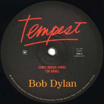 2LP/CD Bob Dylan: Tempest