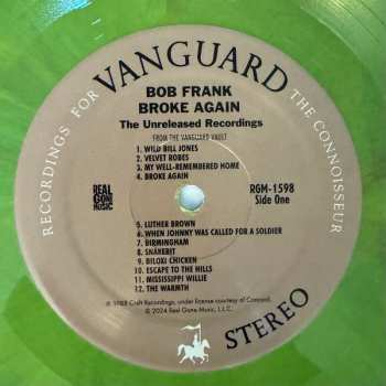 LP Bob Frank: Broke Again - The Unreleased Recordings CLR | LTD