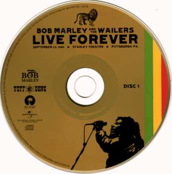 2CD Bob Marley & The Wailers: Live Forever (September 23, 1980, Stanley Theatre, Pittsburgh, PA.)