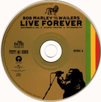 2CD Bob Marley & The Wailers: Live Forever (September 23, 1980, Stanley Theatre, Pittsburgh, PA.)