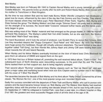 CD Bob Marley: Keep On Skanking