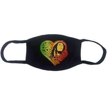 Merch Bob Marley & The Wailers: Facemask One Love Heart