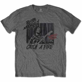 Merch Bob Marley & The Wailers: T-shirt Catch A Fire World Tour 