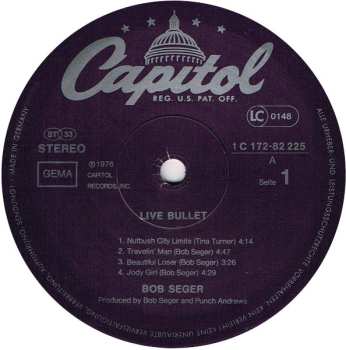 2LP Bob Seger And The Silver Bullet Band: 'Live' Bullet