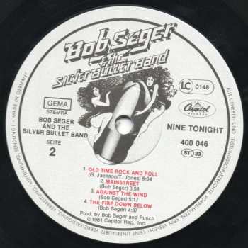 2LP Bob Seger And The Silver Bullet Band: Nine Tonight